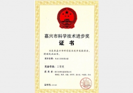 科学技术进步奖三等奖-2009